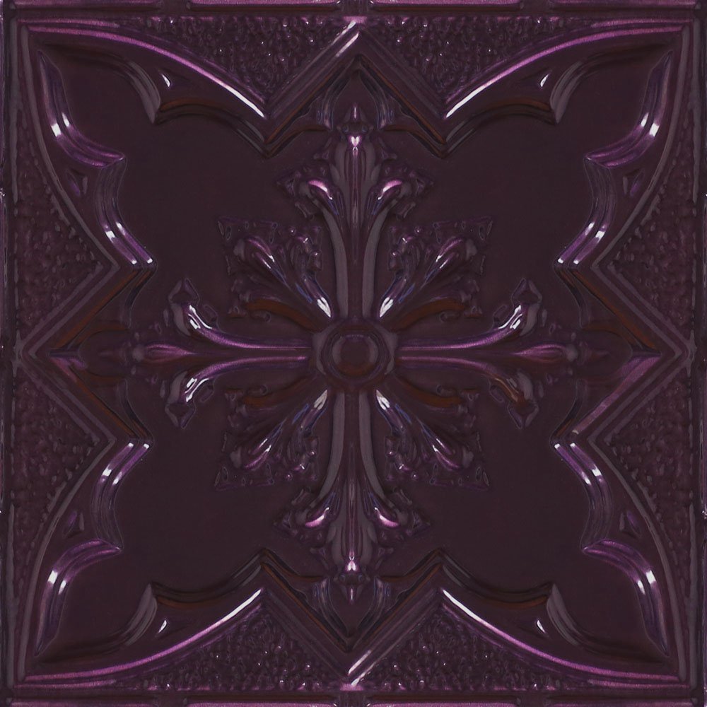 MBossSales's tweet photo. Our #finish of the week goes to this GORGEOUS Purple Haze.  Available in over 200 different patterns, the name says it all!  Head over to https://t.co/ciXuCkMCS6  and get yours today!  #metal #tin #aluminum #tinceiling #embossed #DIY #PurpleHaze #ceiling #backsplash https://t.co/Zy8Hj6cGd5