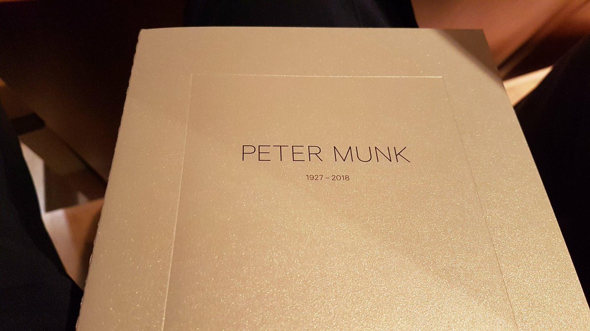 IsraelinToronto's tweet photo. Today we attended the memorial service in honour of #PeterMunk, a great Canadian philanthropist, friend of #Israel and tremendous supporter of higher education. His commitment to his work will forever live on as some of the greatest contributions to Canada.Thank you Peter. https://t.co/dAaESeV3Rh