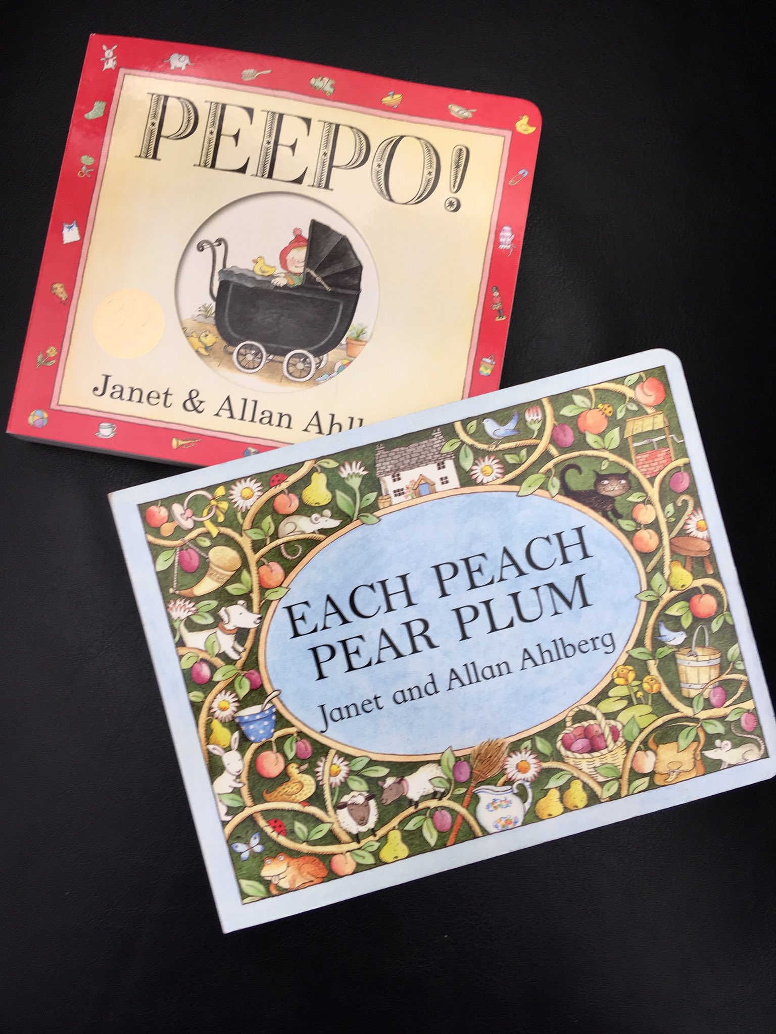  These two classics in the shop today - happy birthday Allan Ahlberg! 