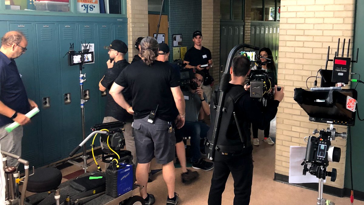 WIMAWildcats's tweet photo. Quiet on the set! 
@WIMAWildcats are being featured in a Verizon commercial campaign!  #DPVILS https://t.co/pT6Cc1qgpO