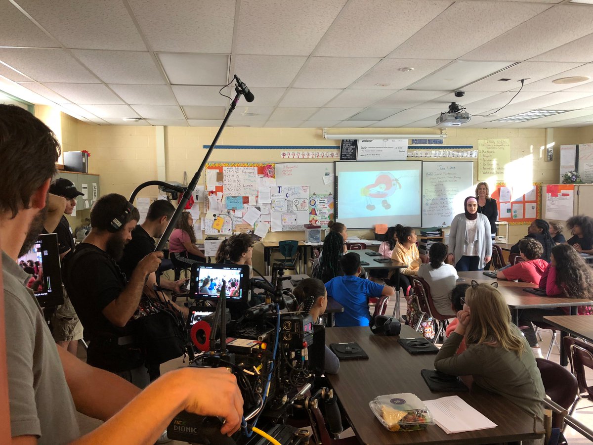 WIMAWildcats's tweet photo. Quiet on the set! 
@WIMAWildcats are being featured in a Verizon commercial campaign!  #DPVILS https://t.co/pT6Cc1qgpO