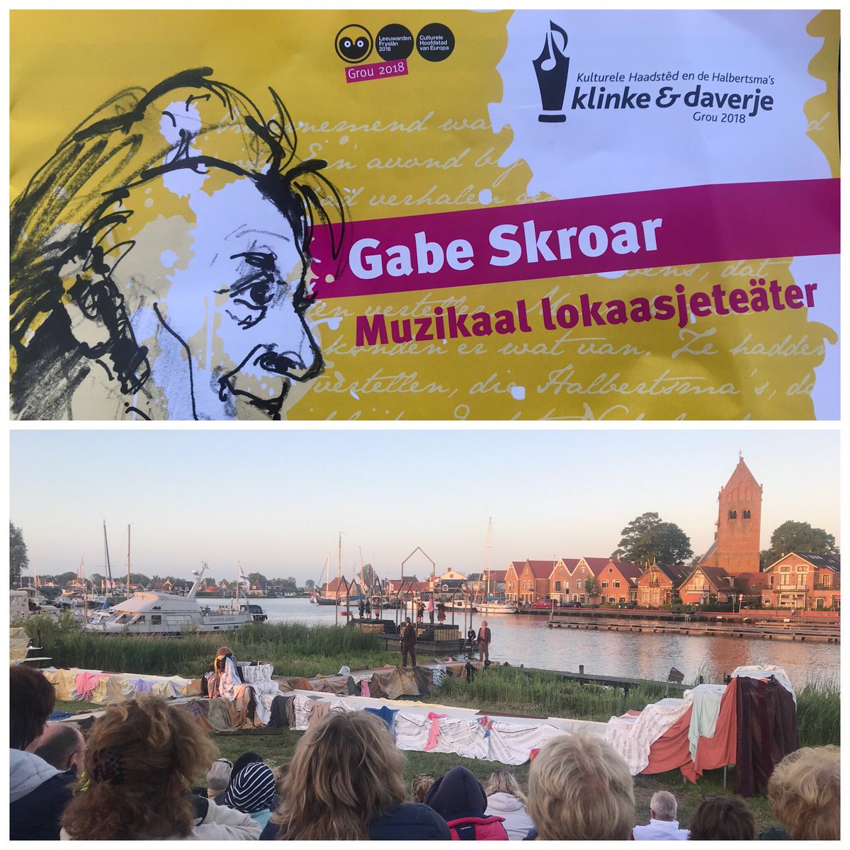 machteldvdwerf's tweet photo. Locatietheater in Grou. Denk dat ik 20% kan verstaan ;-) https://t.co/PnfnUEsUtG