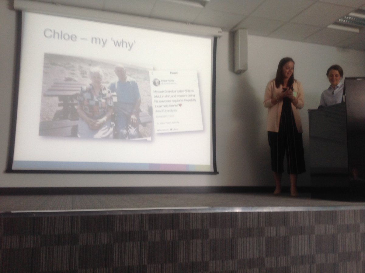 _ChloeHarris_'s tweet photo. Very proud to have presented with @emily_scotney at #PatientTimeConf today amongst some incredible and inspirational speakers! 

A fab day of motivation for change, and stories of the differences we can make to patients! #endPJparalyis 

Thanks to @C_Reynolds91 for organising 🌟 https://t.co/6VKU4eosr2