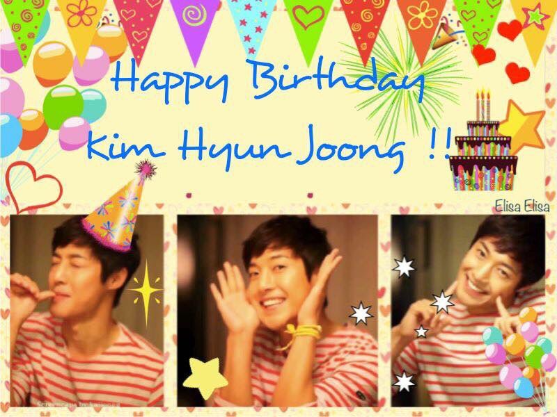 Happy Birthday Kim Hyun Joong !!!     Love you forever !   