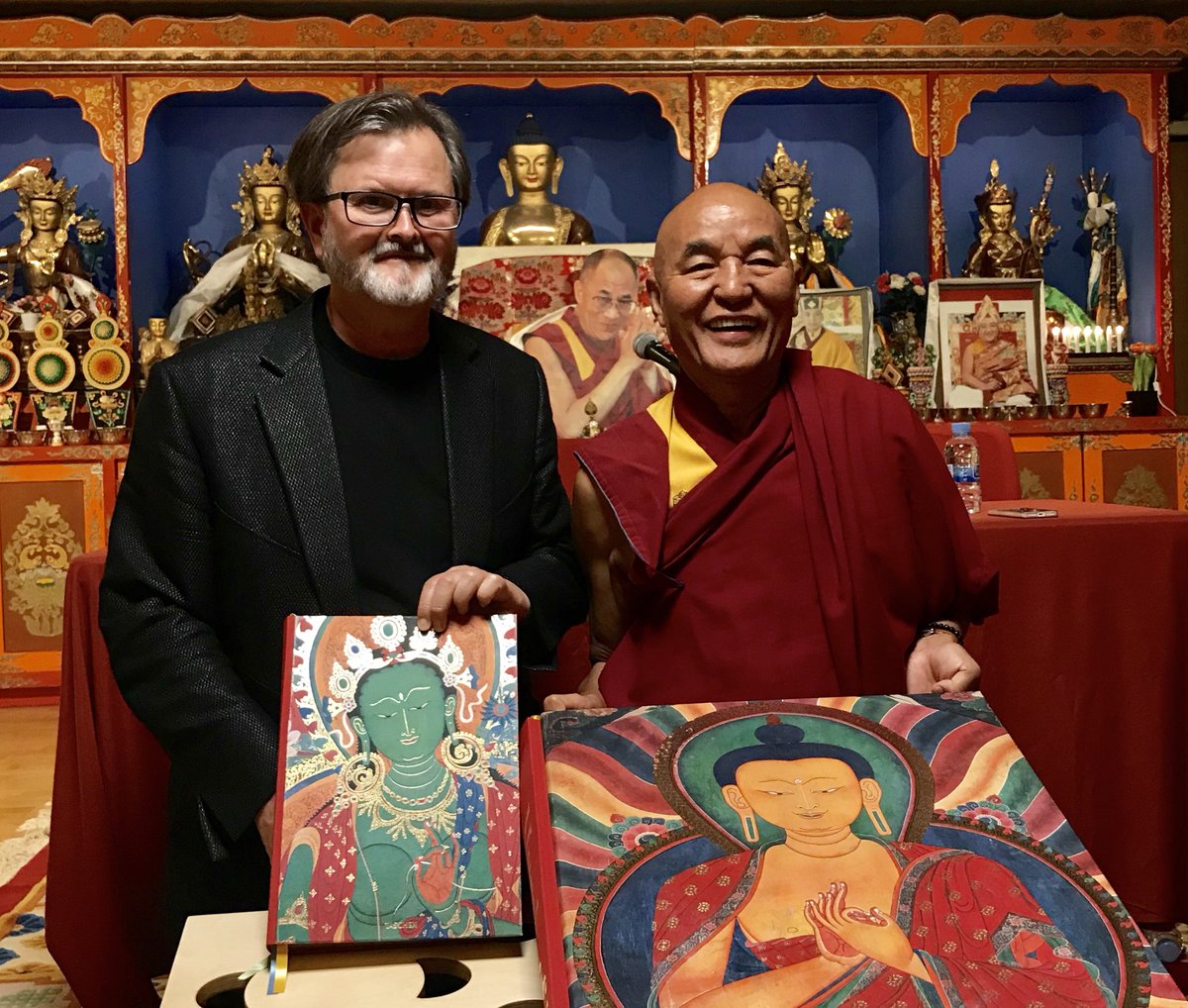 Thubten Wangchen On Twitter Yesterday On 4th June Presentation Of Murals Of Tibet By Thomas Laird In Casa Del Tibet Barcelona