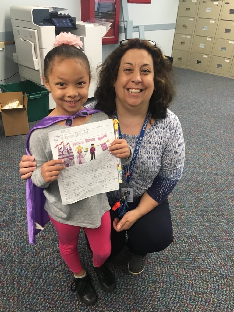 LaBellePaulm's tweet photo. Why is this girl wearing a Supergirl cape? That’s because she is a Super Writer! #WeAreMashpee @kccokeefe https://t.co/aCvY2upCWI