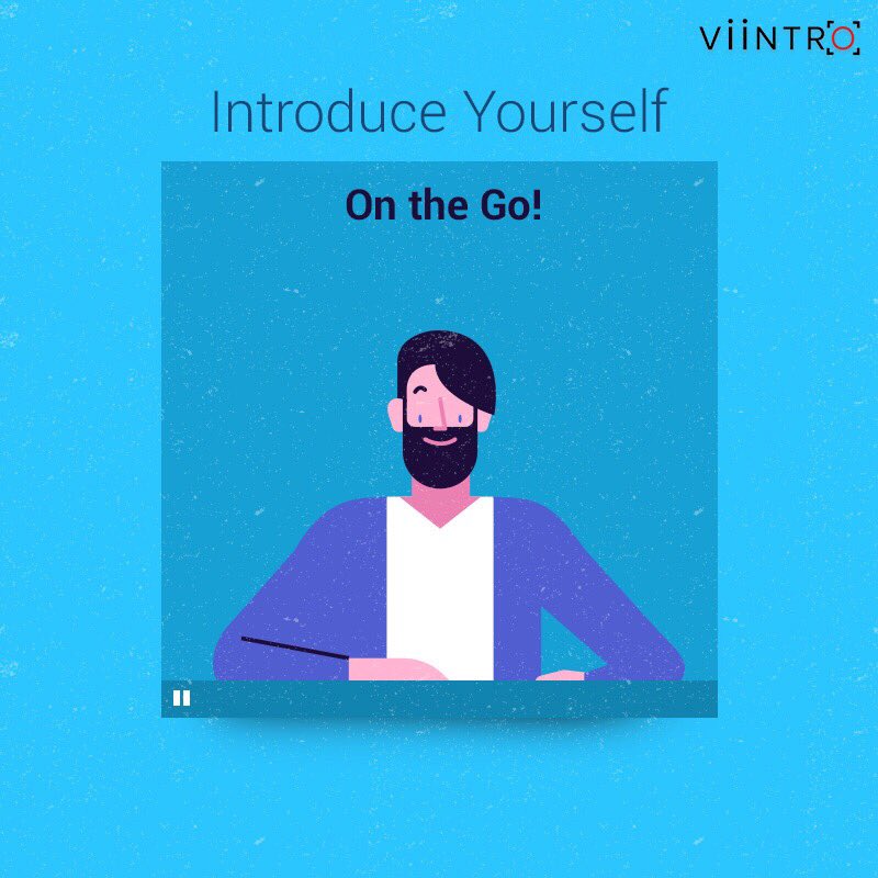 OfficialViintro's tweet photo. Personalize your online introduction with a video.
⠀⠀⠀⠀⠀⠀⠀⠀⠀
#MyVideoIntro #Viintro #myvideointro #MyViintro #opportunity #video #work #intern #job #resume #portfolio #graphic #college #placement #interview #introduction #entrepreneur #meet #startup #create #business https://t.co/dIyFVsXokE