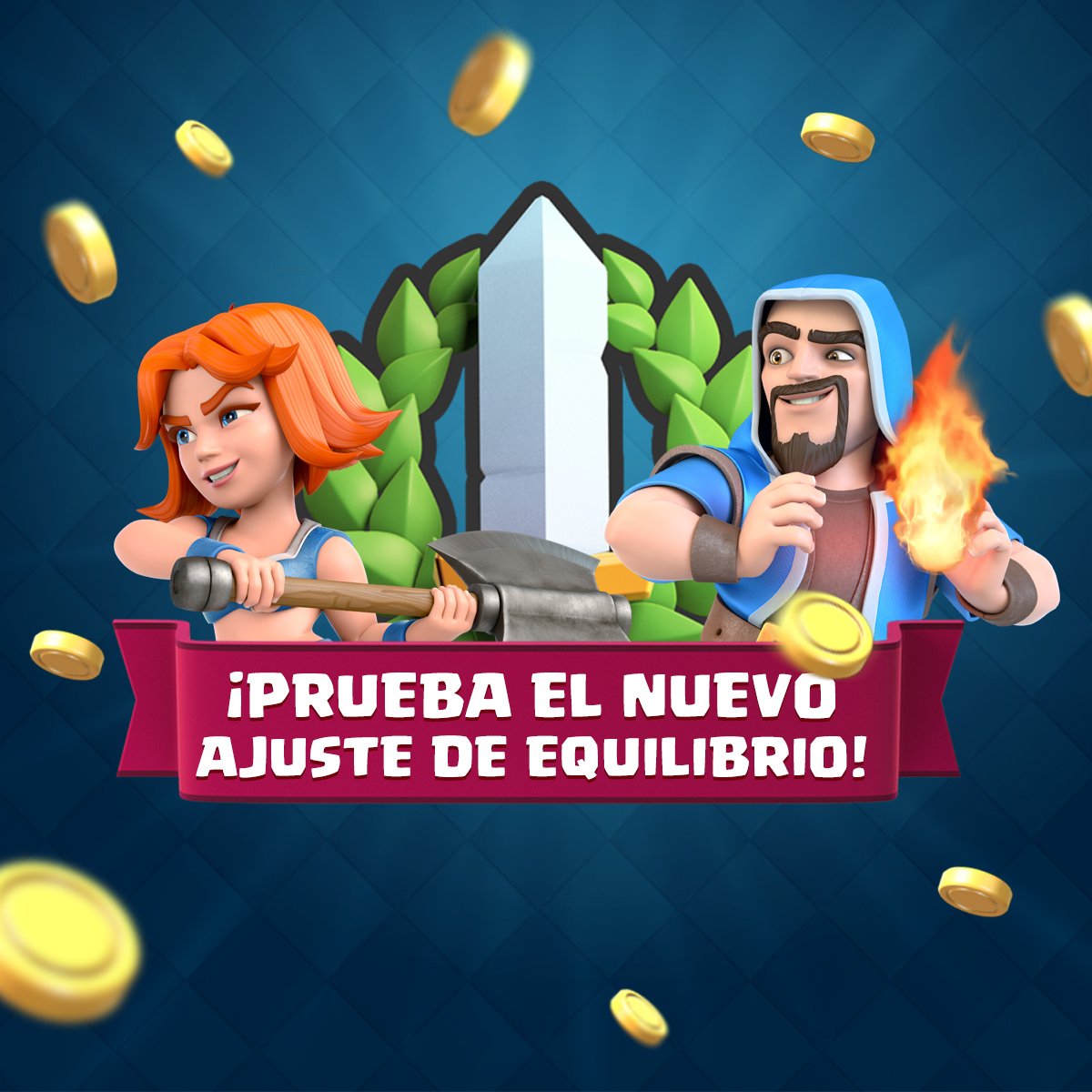 ¡ALERTA DE TORNEO! Queremos que prueben el nuevo ajuste de equilibro así que les traemos un nuevo Torneo de 1000 personas😉

Recuerden, la contraseña del torneo será revelada cuando este tweet consiga 1,000 Retweets 🤳