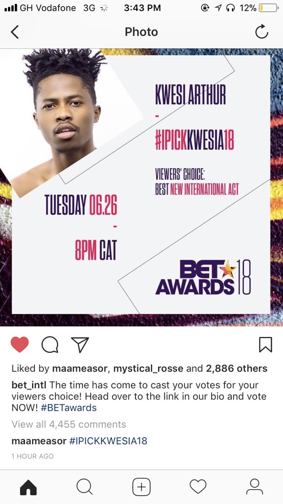 _ohemaa's tweet photo. Let’s do the right thing oh 😭

The Instagram votes only count under the BET_Africa IG POST. 

BET_intl you need to follow the link🚨 https://t.co/fhYPsusAu9