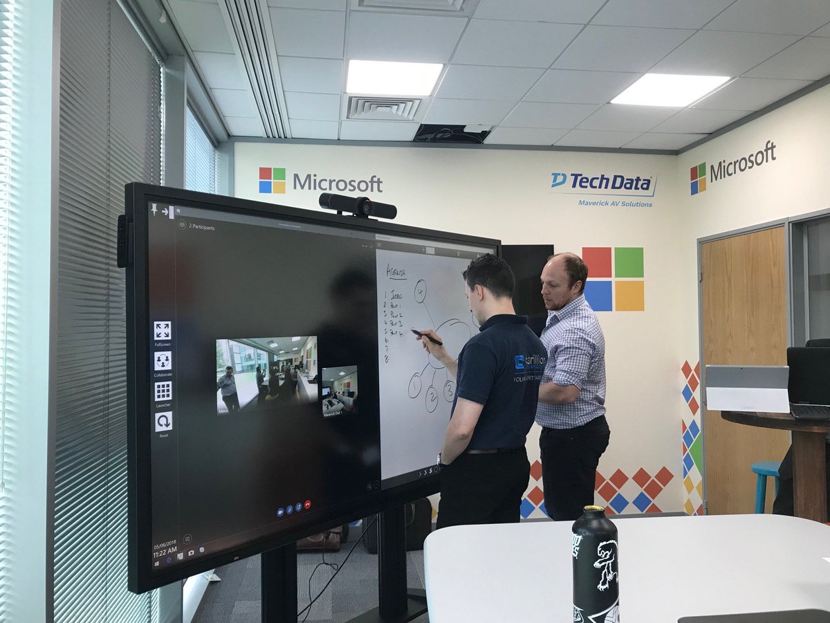 Busy day testing the Dell IR 86inch collaborative touch screen today <a href="/DellTech/">Dell Technologies</a> with <a href="/TdmaverickU/">TDMaverick_UK</a>  @TDMaverickUK
@MaverickAVWorld <a href="/meetingexpert/">Jane Hammersley</a>