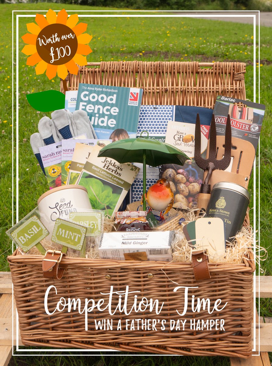 #Win this #FathersDay Hamper worth over £100! 🌻 Just follow us &amp; RT to be in with a chance! Enter on Facebook too: bit.ly/2xL6Of1 
#Competition closes 12/06/18 at 10am. UK &amp; 18+ only. Full T&amp;Cs: bit.ly/2HmJe7V #ColourFence #Gardening