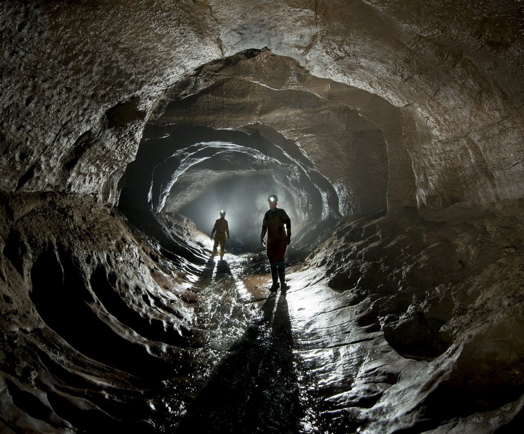 Peak Cavern Devils Arse Cave Castleton Peak District UK Stock