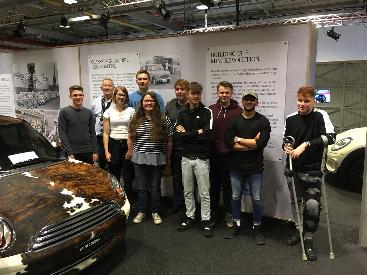KTS_technology's tweet photo. 🚗 Fantastic day out at the @MINIPlantOxford with our year 12 product design class. 🚗 https://t.co/juHa86h1xj
