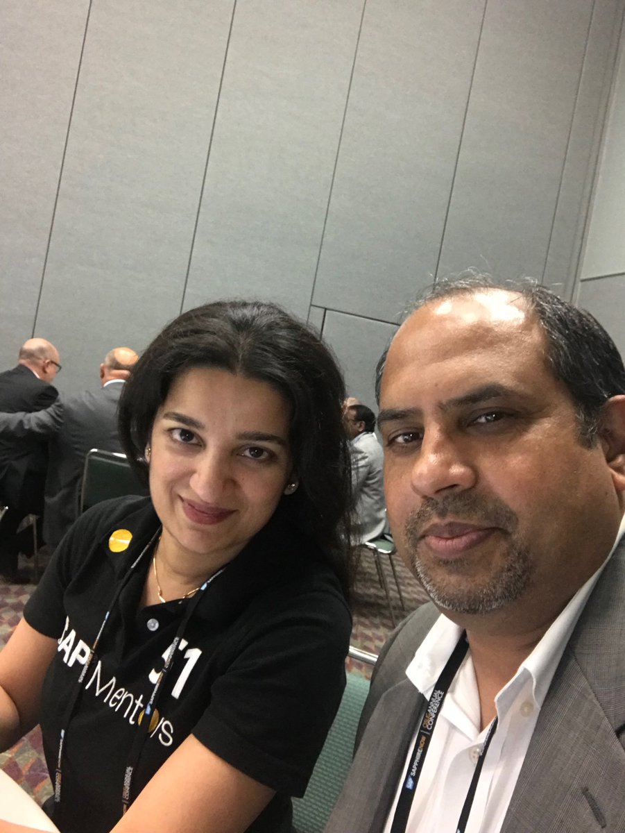 PravGupta's tweet photo. Getting ready for sessions with @nubha #Lumira #BWoH #SAPPHIRENOW #ASUG2018 https://t.co/ArKH8Nwau8