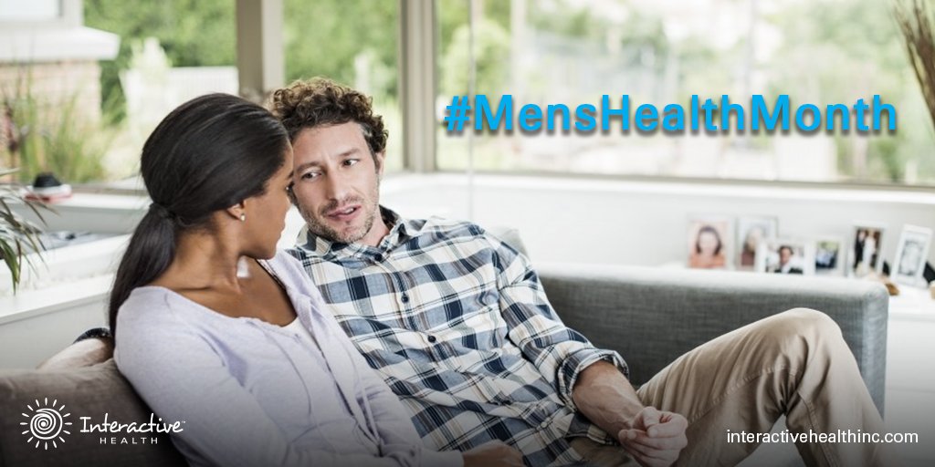 interactivehlth's tweet photo. Do the men in your life have someone to talk to? 30% of men experience depression, yet only 1 in 4 actually talk about it. #MensHealthMonth https://t.co/K35ja9PhpZ