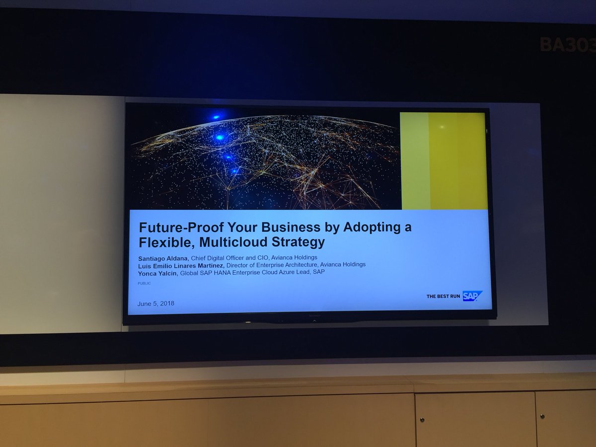 luiselinares's tweet photo. Sap4hana on azure @YOHIS @JuanKRuiz starting now!! @Avianca https://t.co/gRXVqj0mkE