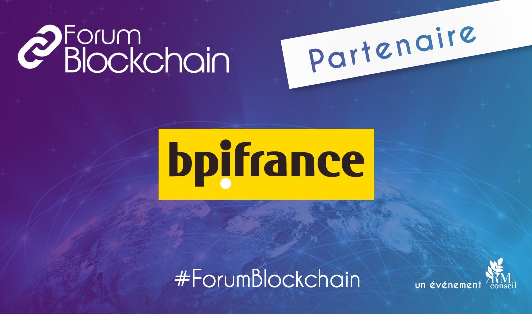Bpifrance est partenaire du #ForumBlockchain le 19 juin à la <a href="/Maison_Chimie/">Maison de la Chimie</a>. Programme &amp; inscriptions ▶️ bit.ly/2Fp40DP #Blockchain