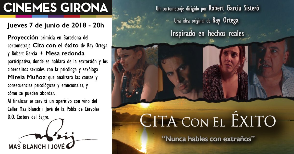 Robert4aDream's tweet photo. A dos dies per la premiere de @cceeshortfilm als @Cinemes_Girona 
Invitacions a:https://t.co/q7UbkVNBZA
No us ho podeu perdre! https://t.co/mQeIE3VFSK