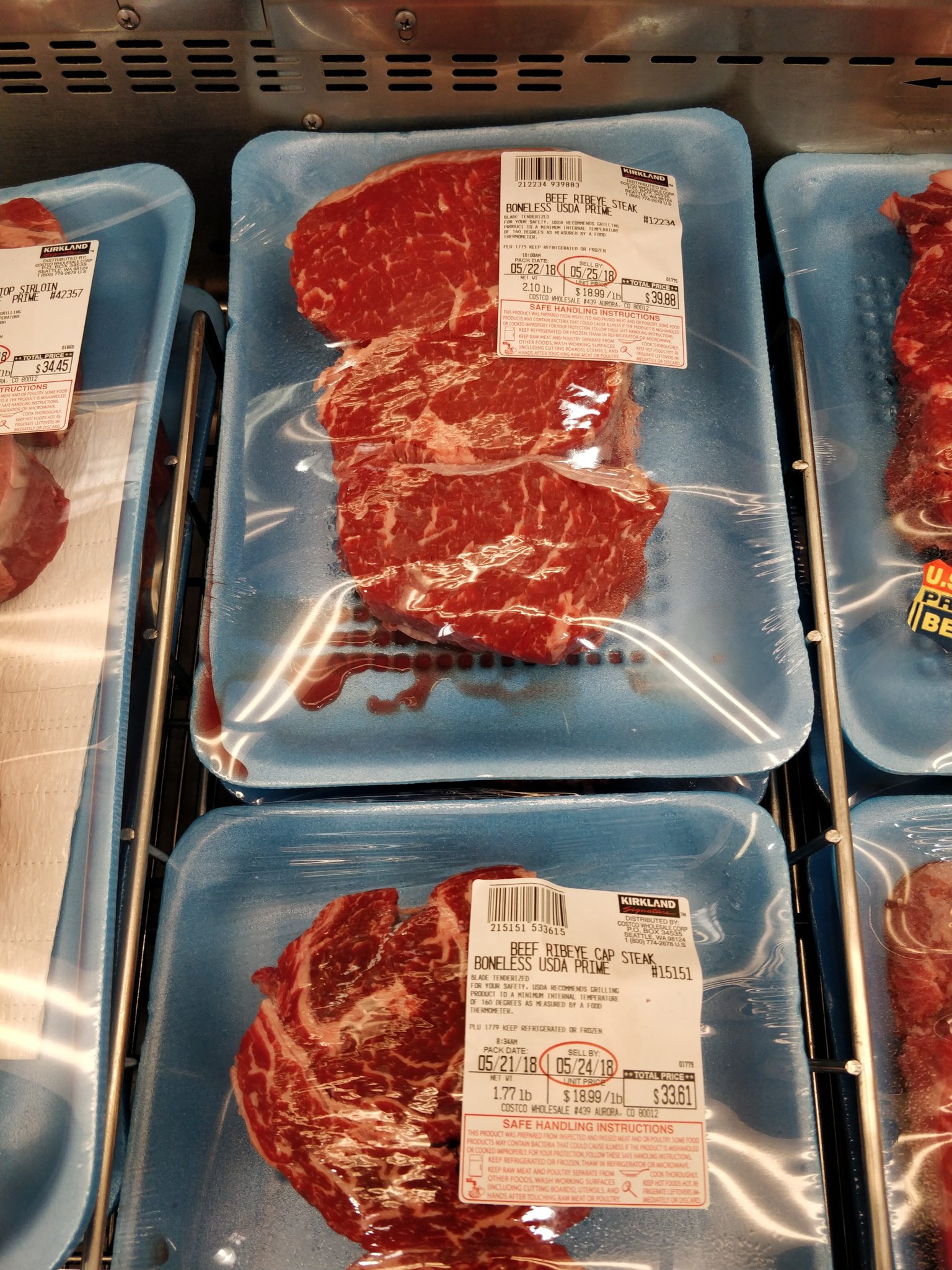 Costco Prime Top Sirloin Cap Off Steaks Rec Teq Pellet