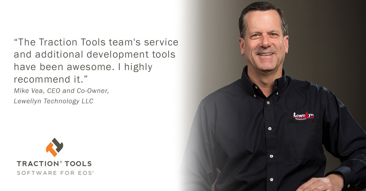 bloomecosystem's tweet photo. Thanks, @michaelvea! We love to help - glad to hear our tools and our people are making a difference for @LewellynTech. #eostraction #productivitytips #TractionTuesday https://t.co/NYyfJrqbWJ