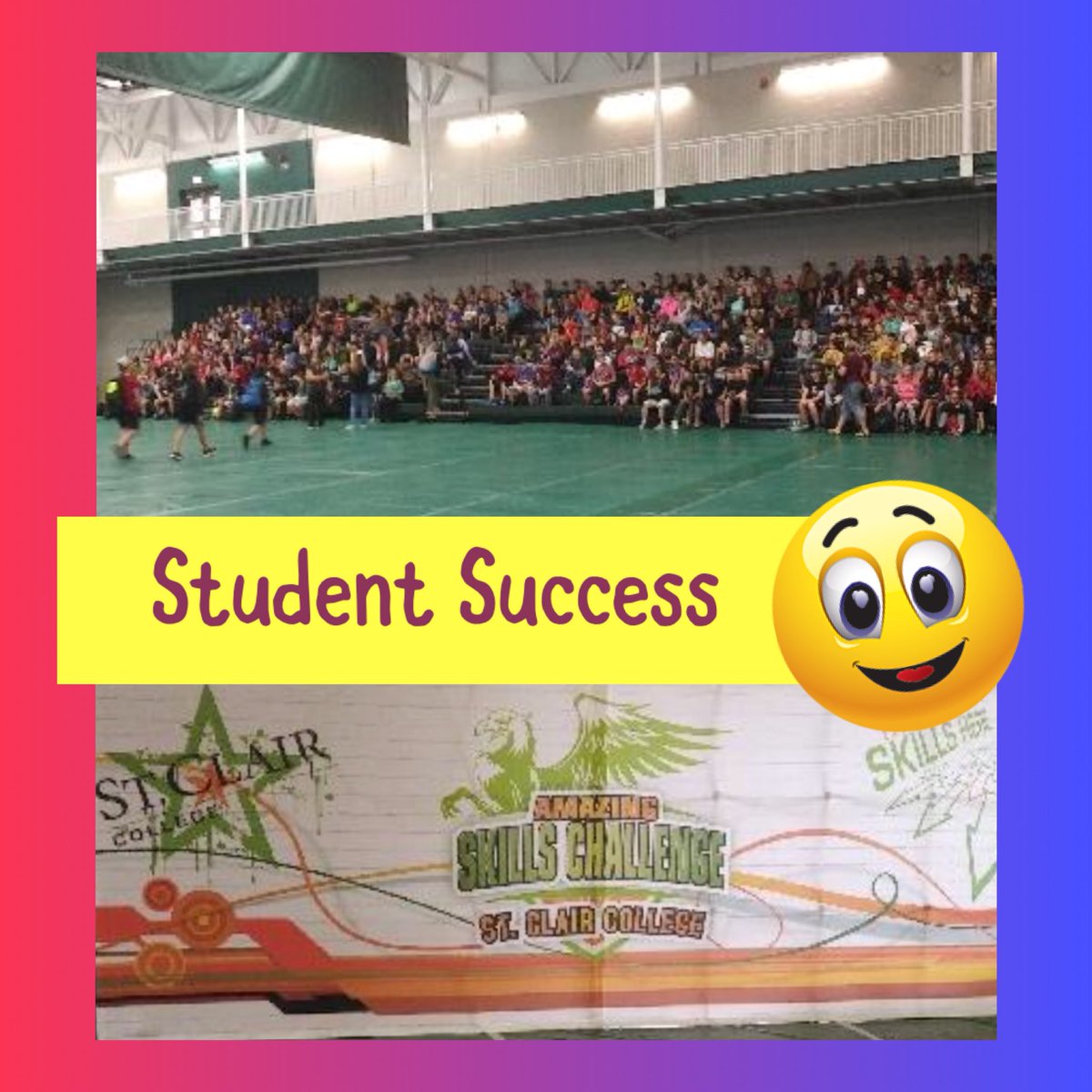 gecdsbss's tweet photo. Grade 7 students from Belle River DHS family of schools getting ready to start St. Clair College Amazing Skills Challenge!
So much fun on campus!
#amazingskills
#purepotential
@StClairCollege
@gecdsbss @gecdsbpro @vickihouston66 https://t.co/4tCPGI3RjI