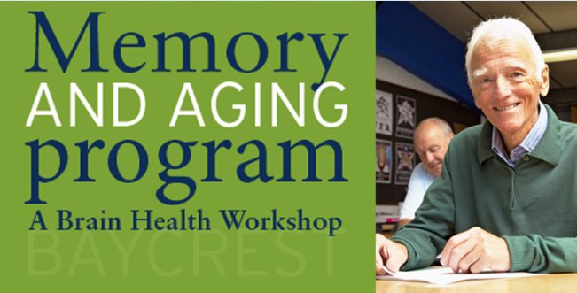 Baycrest's tweet photo. Attention clinicians! Learn how to run the #MemoryAgingProgram & earn CE credits. Register for the Memory and Aging Program workshop! ➡️ https://t.co/euNbjxcu80 #dementia #MedEd #Alzheimers @ONPsych @cpso_ca @CPA_SCP @CollegeofOTs @osla_ontario @TOAging @HamOnt_Aging https://t.co/ZiJPkRTj0v