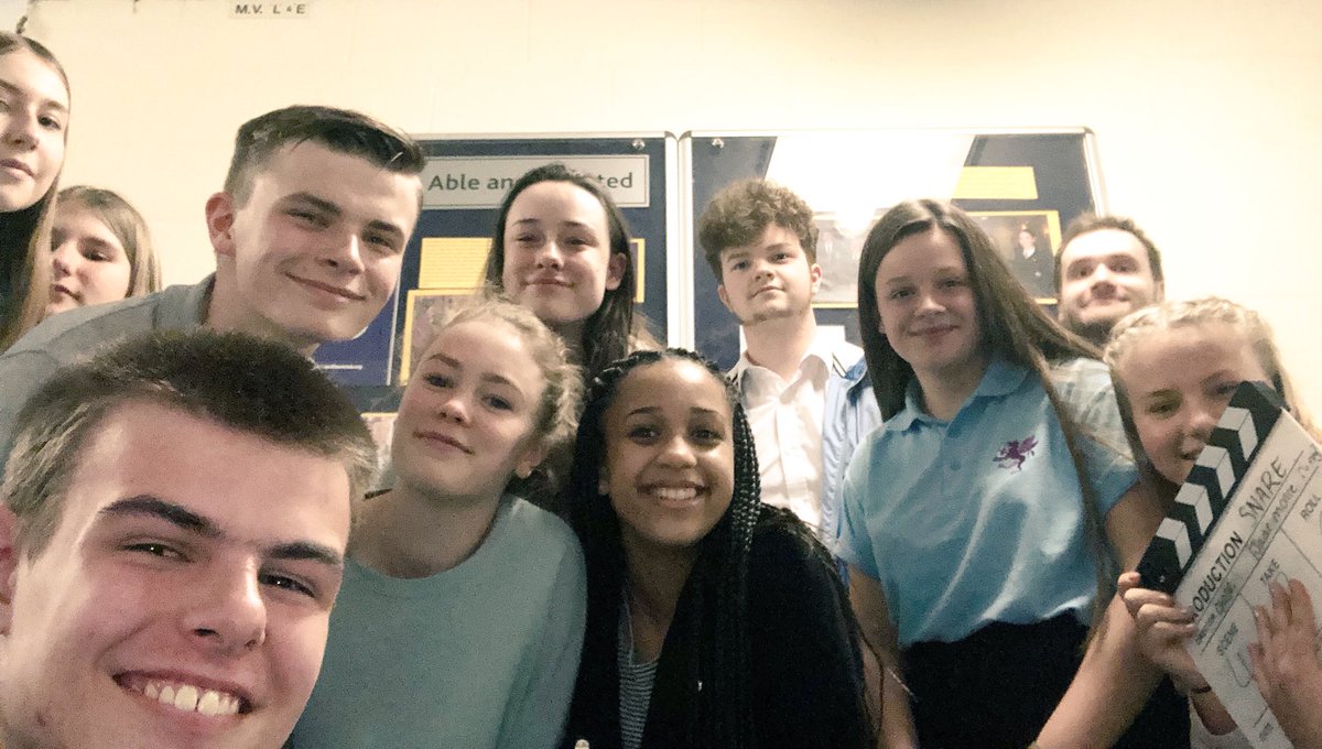 MRSReport's tweet photo. We’ve just held a final cast and crew preview of SNARE - join us at the premiere screening on Tues 12th June in the Drama Hall at @Mark_Rutherford School. 6pm start and £2 tickets available at school shop! https://t.co/Lfg6lNntCp