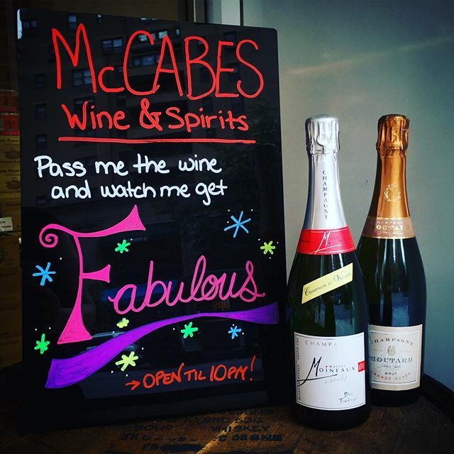 McCabesWinesNYC's tweet photo. Feel Fabulous drinking Champagne for under $60 a bottle!! #letyourmindbefree #herestoyou #cheers #prost #slainte #saluti #sante #tchenchen #mccabeswinenyc https://t.co/N1LoXCtJ0a https://t.co/44amq4QL7L