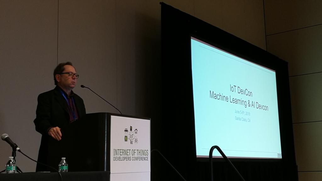 TekStrategist's tweet image. @Krewell from @tiriasresearch kicks off #IoTDevCon and #MLDevCon