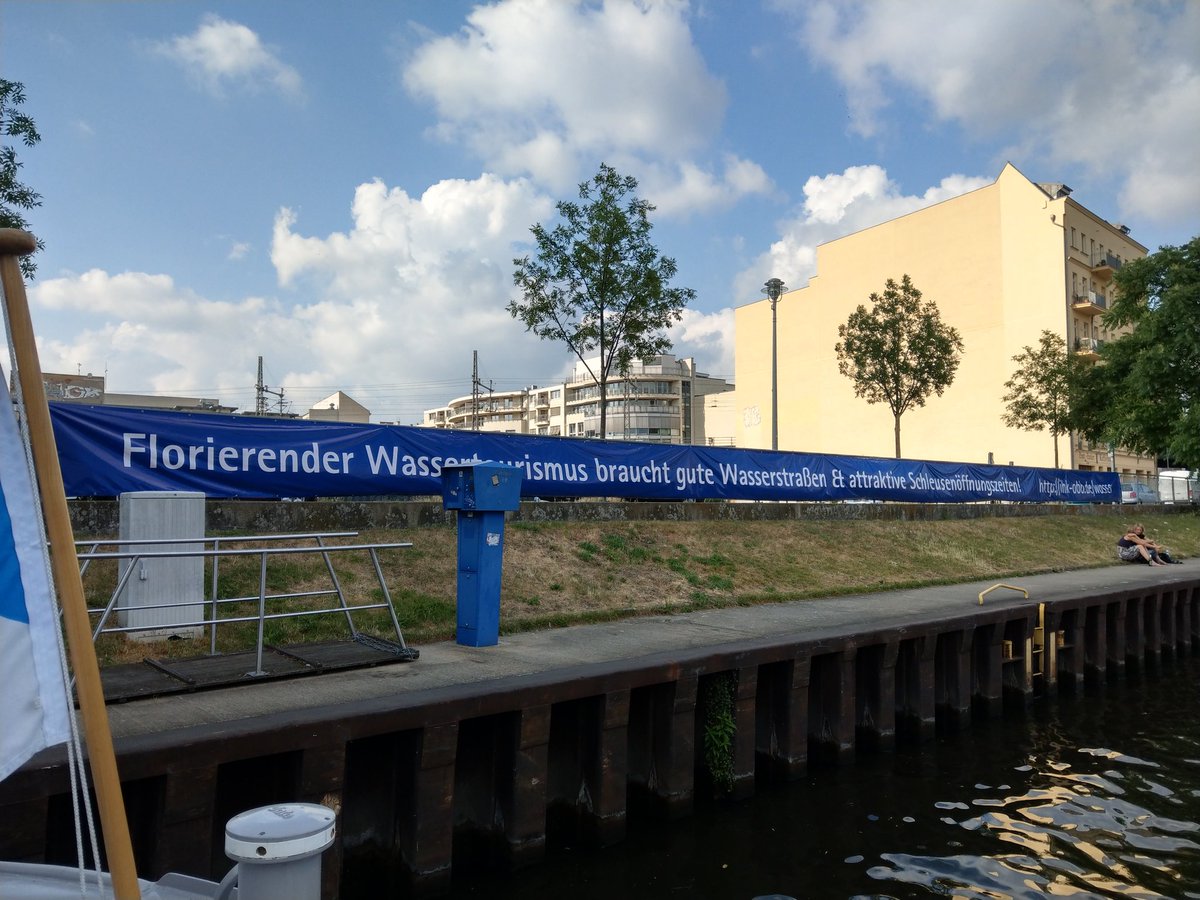 'Florierender Wassertourismus braucht gute Wasserstraßen & attraktive Schleusenzeiten' - ein wichtiges Statement der heutigen Veranstaltung!