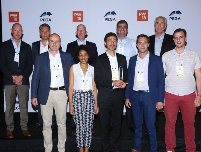 SopraSteria_fr's tweet photo. Sopra Steria était présent au #PW2018 pour recevoir l’Award de « Pega Delivery Pratice achieving Partner Excellence in Accelerating Growth » ! 🏆
Une distinction unique décernée pour notre activité européenne ! #PegaWorld 👏 https://t.co/jc4rImDKmn