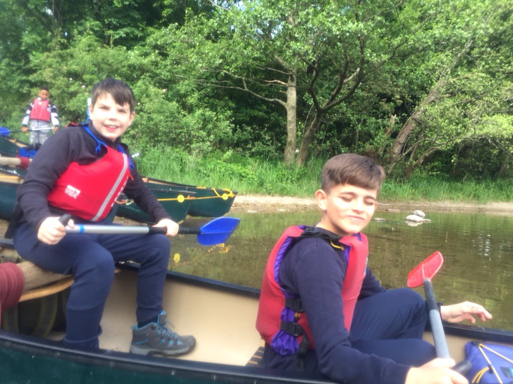 StColumbasPSpo's tweet photo. #BonIngtonTeam Rafts built and we have crossed the lake. Time for a brief rest before we begin rock climbing! #LD2018 https://t.co/7AAxr9PBMW