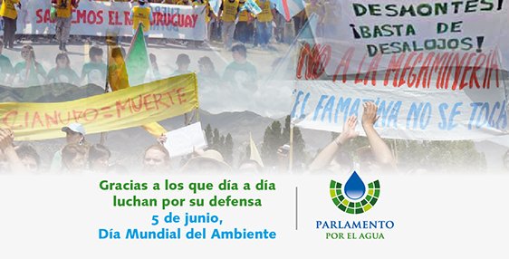 Parlagua's tweet photo. La defensa de nuestros bienes comunes es una necesidad fundamental para el desarrollo de nuestro presente y futuro. Seguimos exigiendo el cumplimiento de las leyes de protección de Glaciares y Bosques. #DiaMundialDelMedioAmbiente https://t.co/rTtpgA7EGK