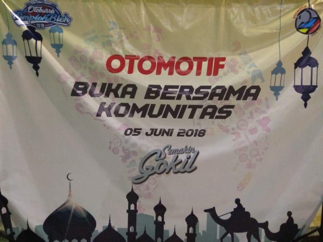 Parisipasi X-MOC Di Acara Buka Puasa Bersama Komunitas Otomotif Di Gedung Kompas Gramedia Majalah. Selasa, 05 Juni 2018.