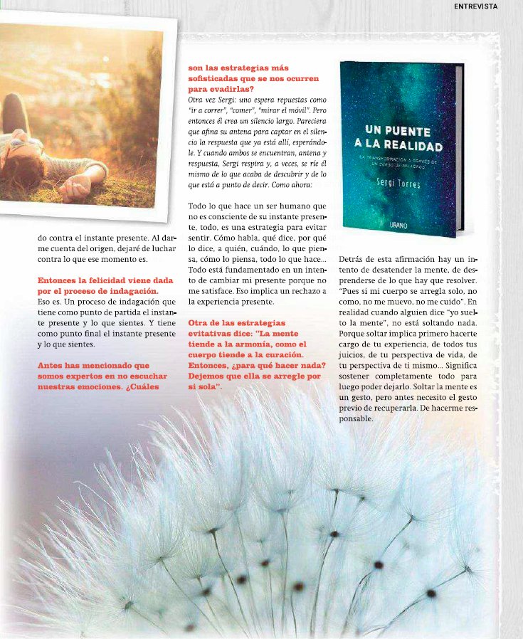Ediciones_Urano's tweet photo. Extensa entrevista de Integral a  @SergiTorres33, autor de #MeAcompañas y #UnPuenteALaRealidad https://t.co/7PoaKpdW8R