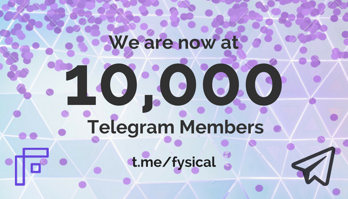 FysicalProtocol's tweet photo. Have you heard? Our #Fysical #community just grew to 10,000 members in #Telegram! We're overwhelmed and so much inspired with all of your support. 

Make sure you don't miss out, the time to join is NOW! https://t.co/VJpcfupmI8 https://t.co/QnF6iltIAg