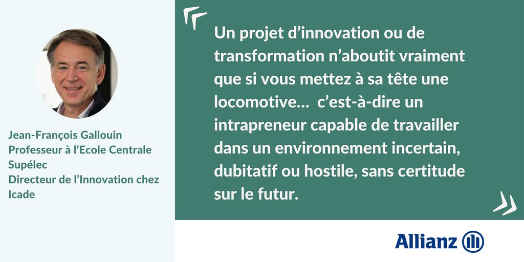 [Evénement] Jean-François Gallouin débute la session de partage par son retour d’expériences #Intrapreneuriat #Lab #Innovation #Collaboratif