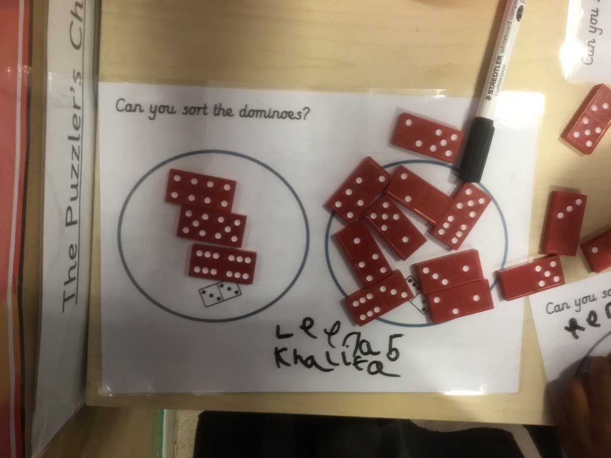 AldermansGreen's tweet photo. Reception have been learning about doubling, we sorted the dominoes to find the doubles. #agcps #agcpsRC #eyfs #doubling #dominoes https://t.co/dnAe8lkSbg