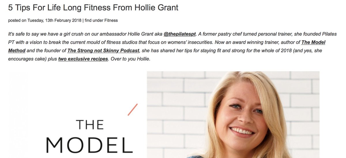 PilatesPT's tweet image. LIFE LONG FITNESS! I firmly believe that we all should be focussing on encouraging life long fitness rather than short term, weight orientated, fitness regimes.
See what I had to say to @sweatybetty by clicking here 👉🏻
ow.ly/y5VO30khG5V #themodelmethod