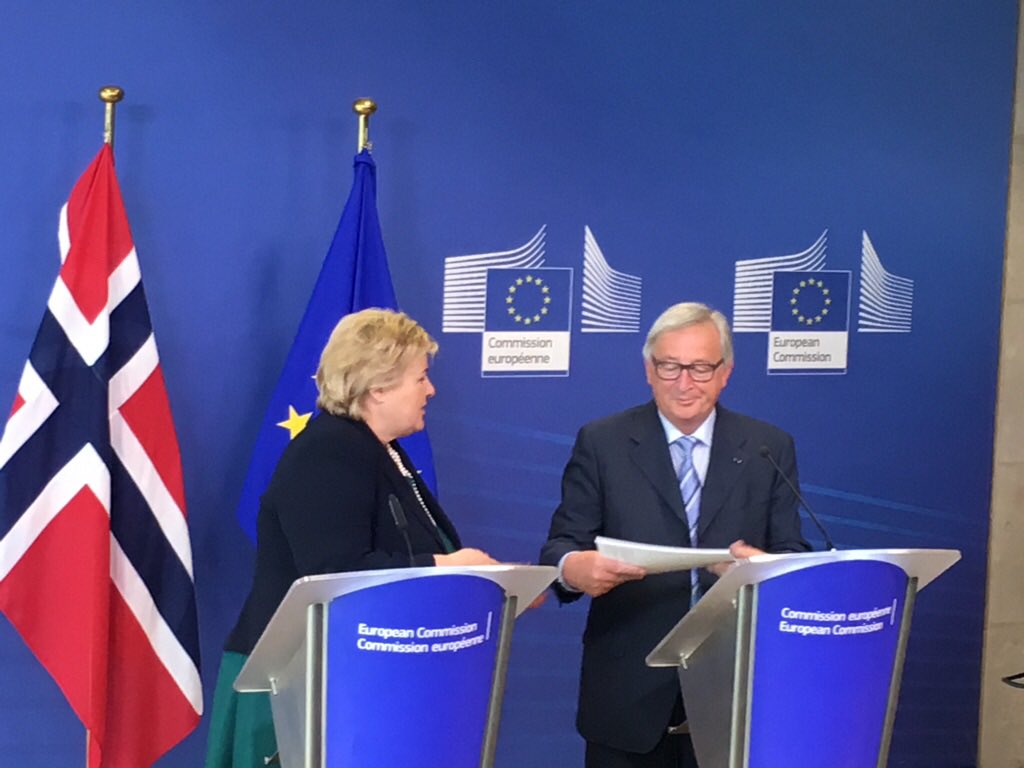 Erna Solberg tweet media