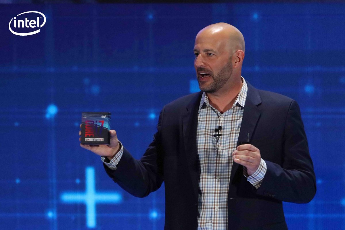 intel's tweet photo. Celebrating 40 years of 8086 computing with the 8th Gen Intel Core i7-8086k Limited Edition. #Computex2018 #IntelGaming https://t.co/BBAYRZVBuR https://t.co/RoeY144ObR