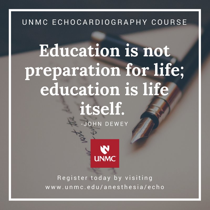 UNMCEcho's tweet photo. #UNMCEcho #Education #Anesthesiology #Echocardiography https://t.co/1LhrtFjkSl