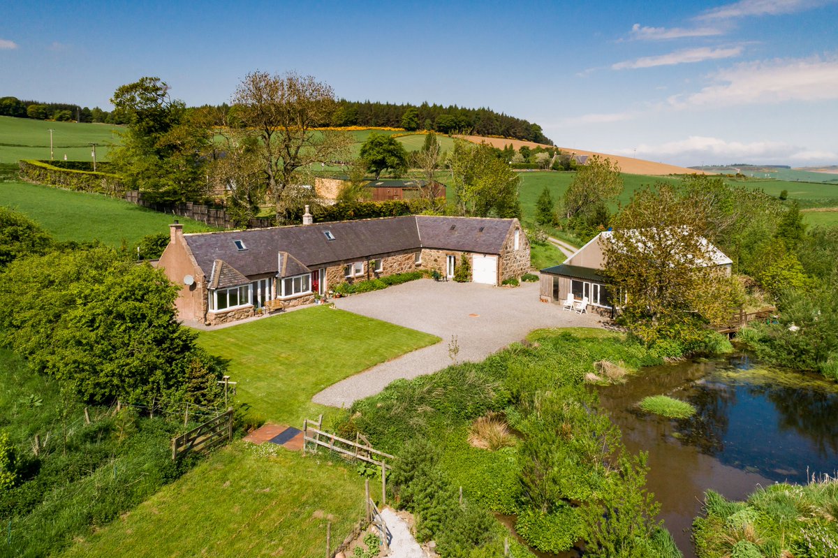 Galbraith_ABD's tweet photo. PRICE CHANGE 🏡Now available at Offers Over £420,000, WOOLMILL in Craigievar is a beautiful detached steading conversion with 5 acres of land including paddock, stables and charming garden grounds with pond. Link: https://t.co/Xd5kIB1Nsf #MillSale #Craigievar #SteadingConversion https://t.co/Y2ZUAK25Ry
