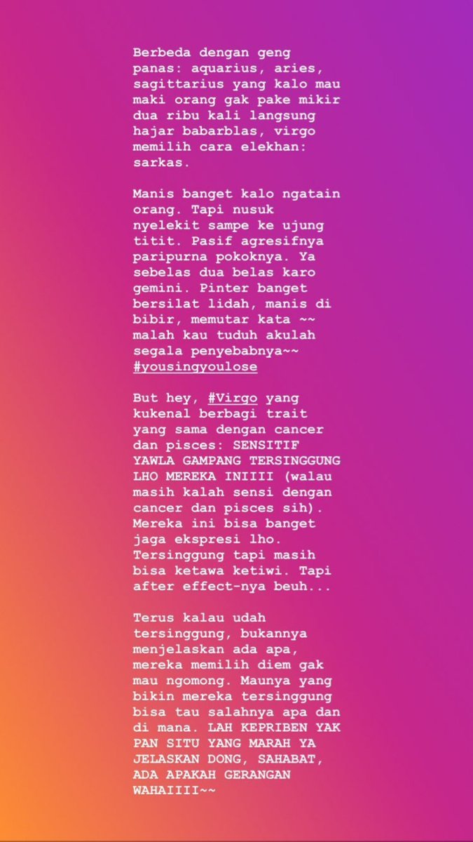 vwidyananda8's tweet photo. yang kutunggu dari amrazing di igs nya, biar kekinian gt. #Virgo https://t.co/8iYfOPz9p9