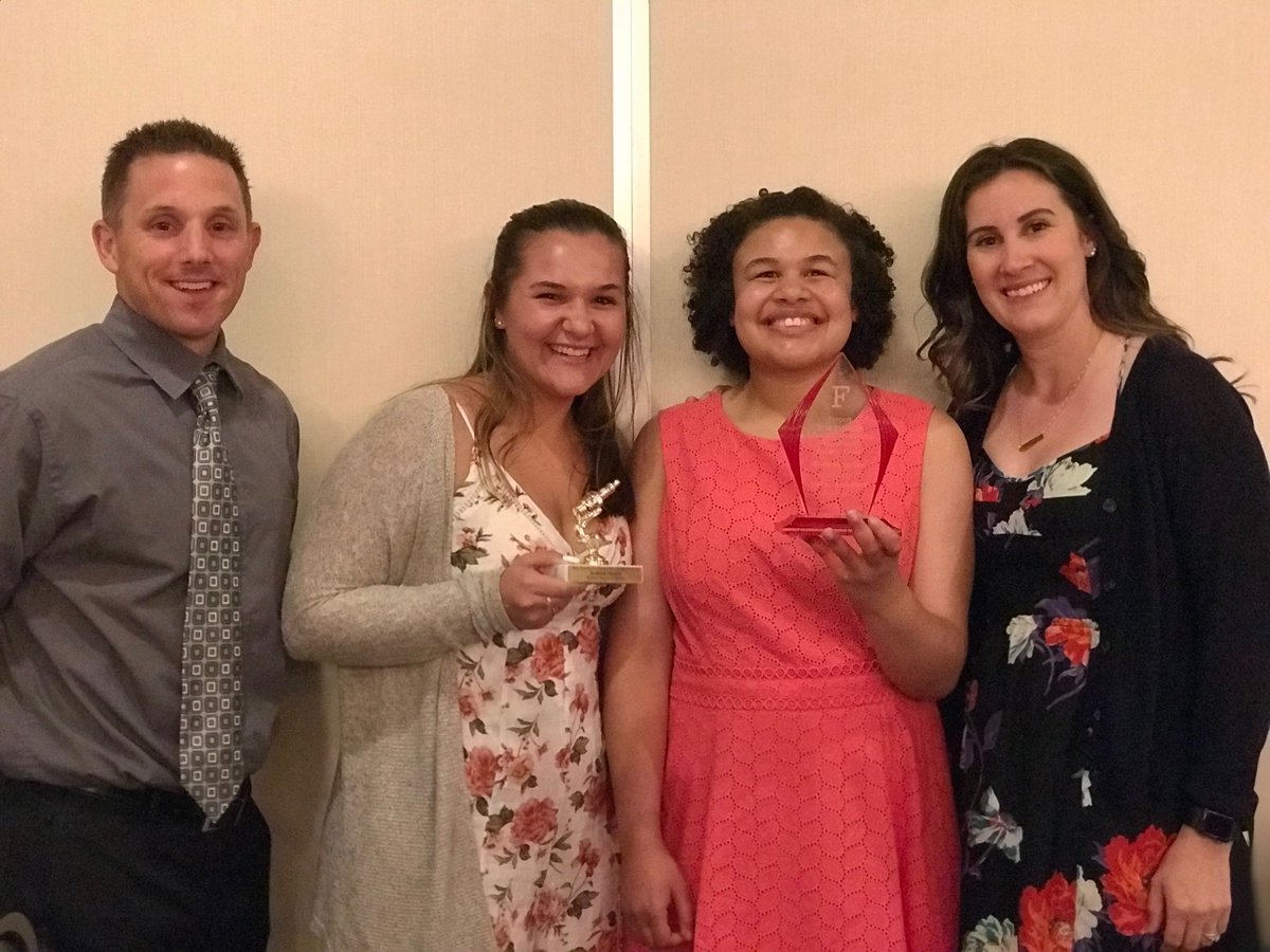 Red Raider banquet last night!! Great job to Mariah and Shea🏀👊🏼Congrats to all the other winners❤️💙