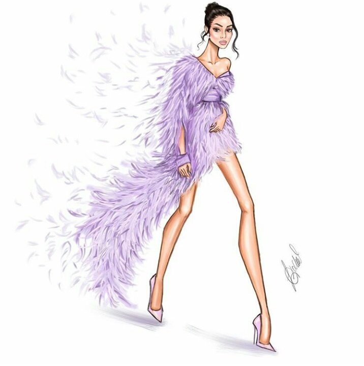 kendalljswife's tweet photo. @KendallJenner illustrated by the talented @LyubomirDochev 💜✨ So stunning!!! https://t.co/PKqGfqC0fI