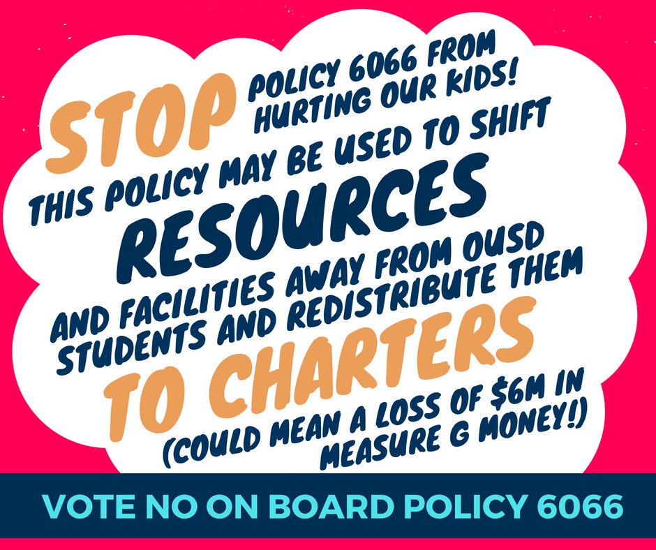 ParentsUniteOak's tweet photo. Proud to join the Justice 4 Oakland Students Coalition (@demandj4OS) in calling on the @OUSDNews Board to reject Board Policy 6006. See the J4OS letter to the Board here: https://t.co/41lLojiwEo #oakedu #J4OS https://t.co/keTFos3wpZ