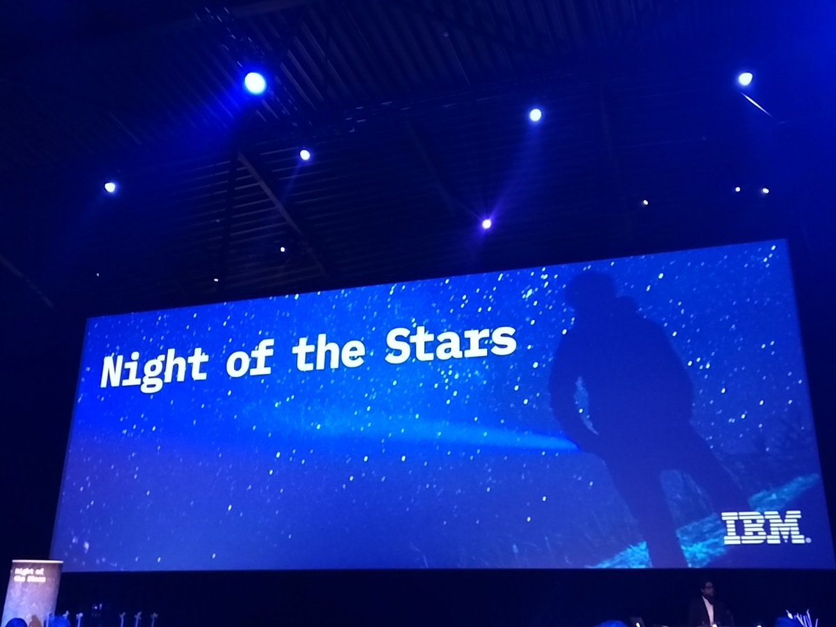 ThomasMarckx's tweet photo. What will the night bring #IBM https://t.co/MrTDMfFeo2