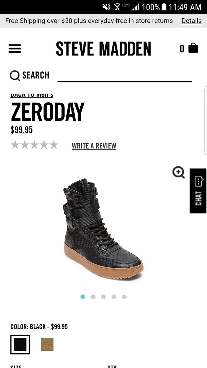 steve madden zeroday