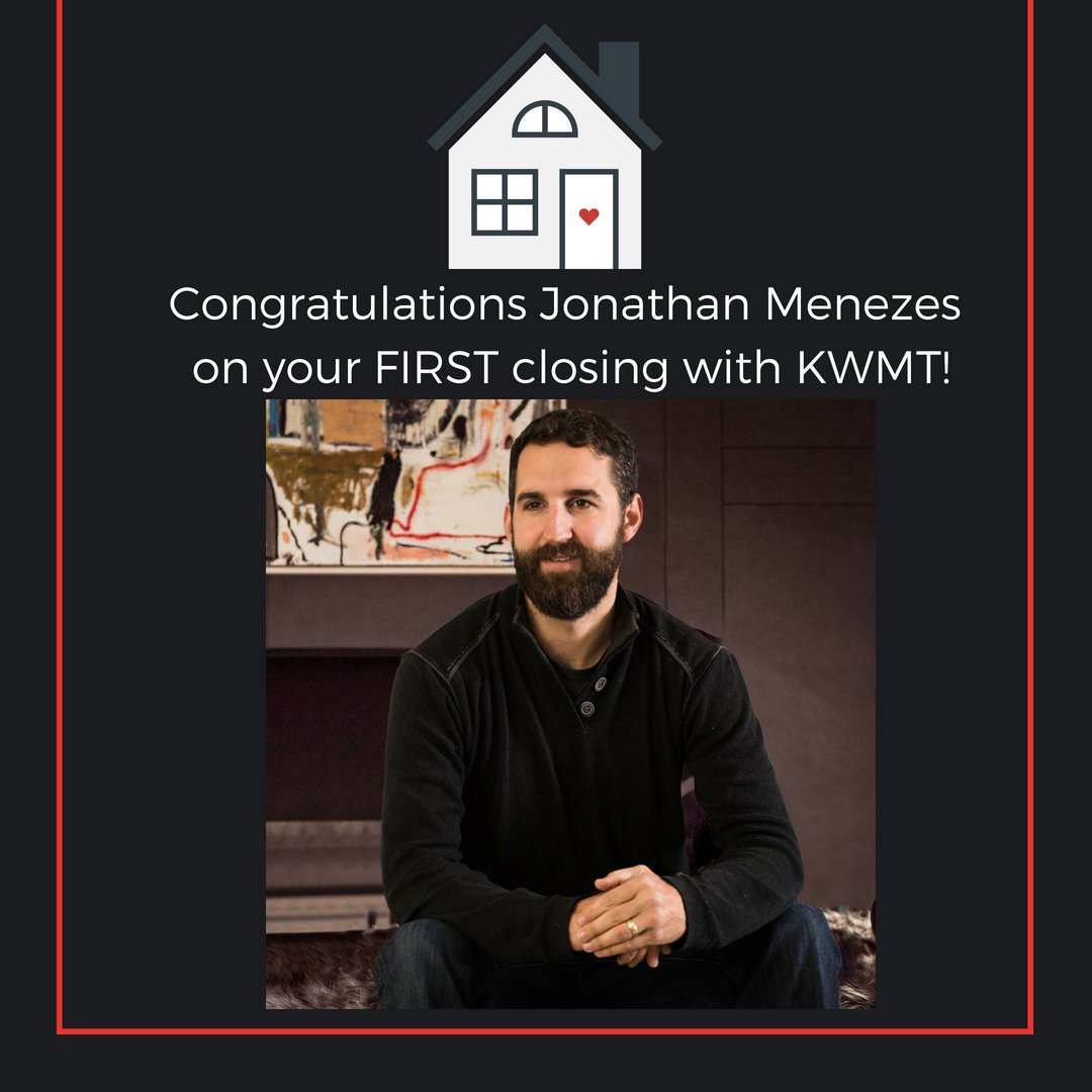 kwbozeman's tweet photo. #CONGRATULATIONS Jonathan Menezes!!!
#kellerwilliams #kellerwilliamsrealty #kellerwilliamsmontana #kwmt #kw #realtor #agent #realestateagent #realestate #montana #bozeman #congratulations #closing #firstclosing #keepupallyourhardwork #firstclosingofmanymore #gojonathan https://t.co/OMOGh4ucEU